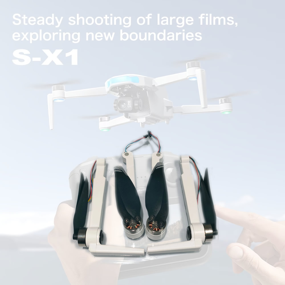 Drone X1 Rc - 4PCS Brushless Motor Arm With Blade