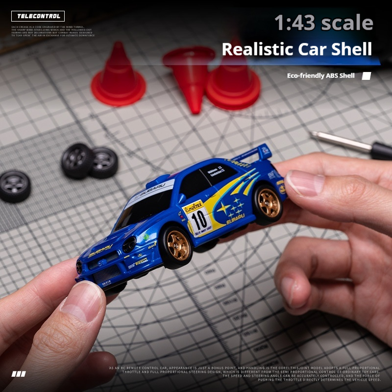Rc Drift Car Kit - New 1/43 Desktop Mini RC Remote