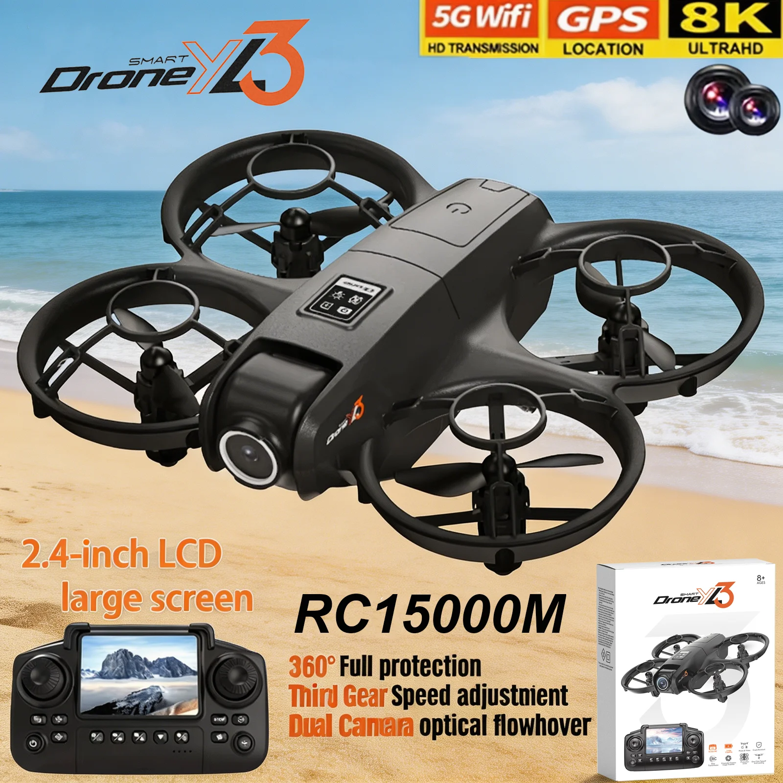 Drone Gps Rc Tt36 - New YL3 RC Drone 8K 1080P