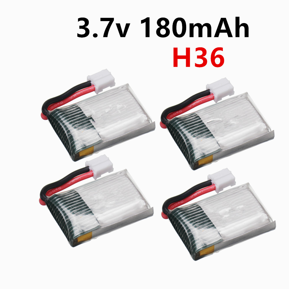 Drone Vs Rc Helicopter - 3.7V 180mAh 651723 Lipo Battery with
