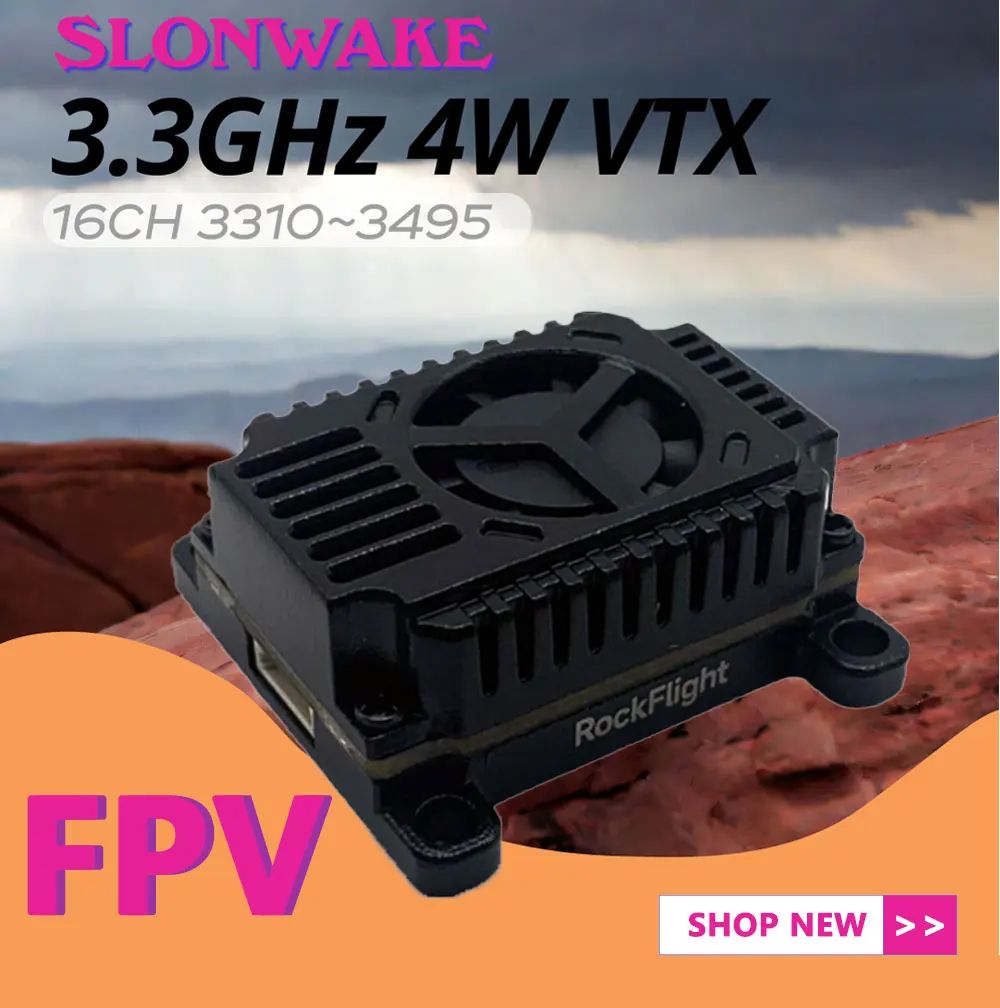 SLONWAKE FPV 3.3G 16CH 4000mW  - Drone Rc Transmitter And Receiver 评论和价格