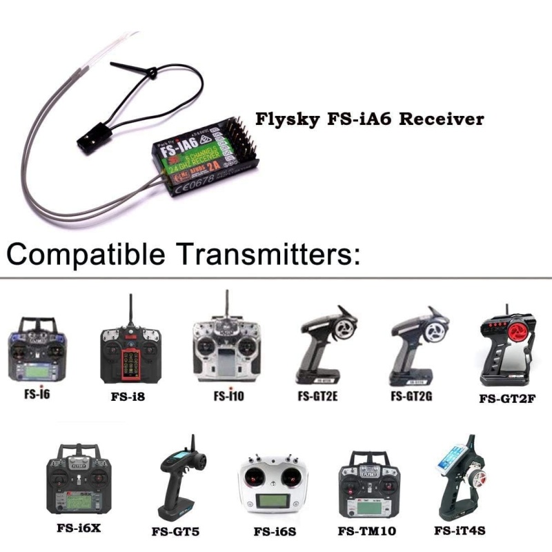 Flysky FS-IA6 Receiver 6CH Dua - Fpv Antenna Receiver 评论和价格