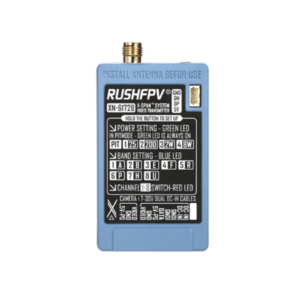 RUSHFPV 6.1‑7.2G 8W X61728 VTX - Drone Rc Transmitter And Receiver 评论和价格