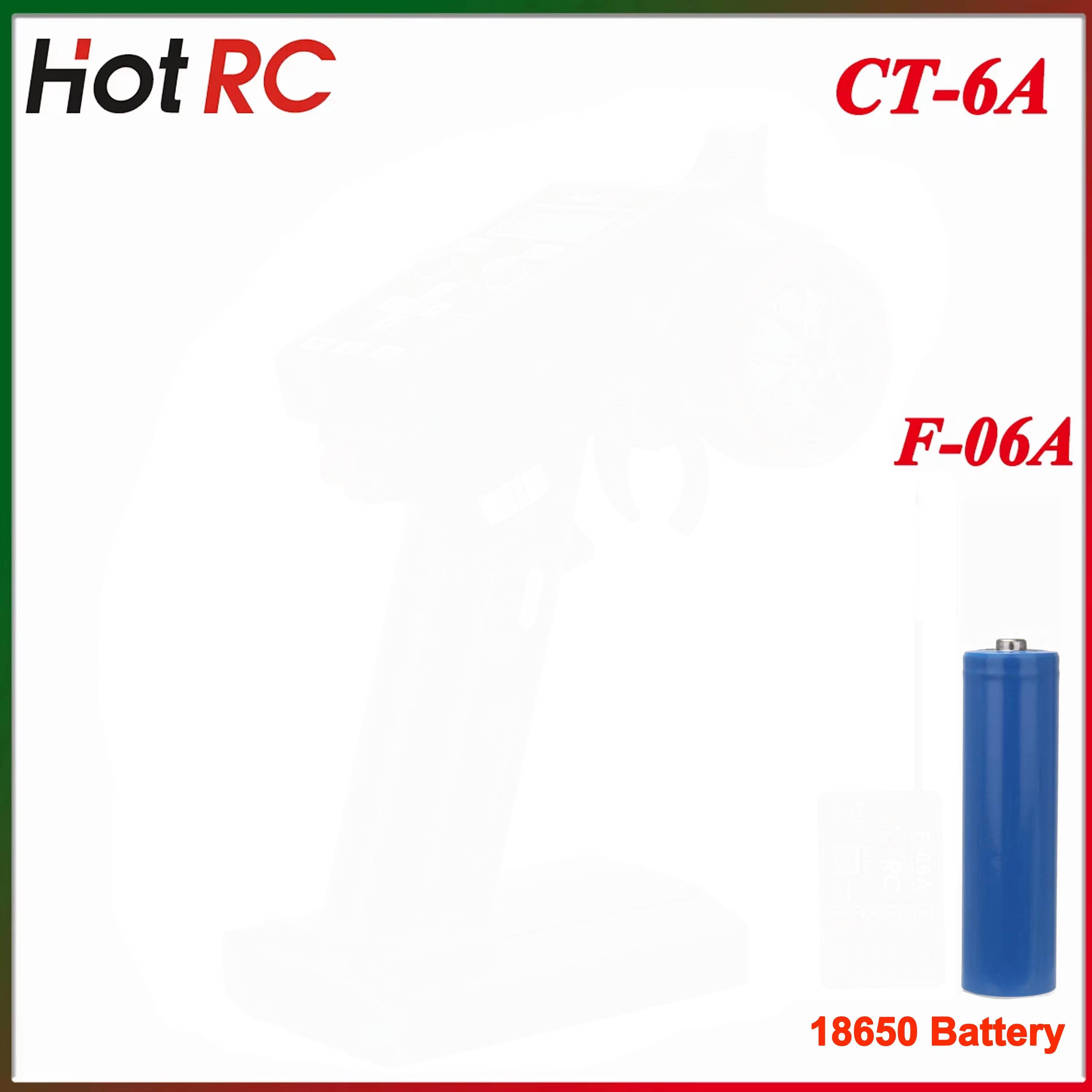 HotRC CT-6A 2.4G 6CH 6 Channel - Drone Rc Transmitter And Receiver 评论和价格