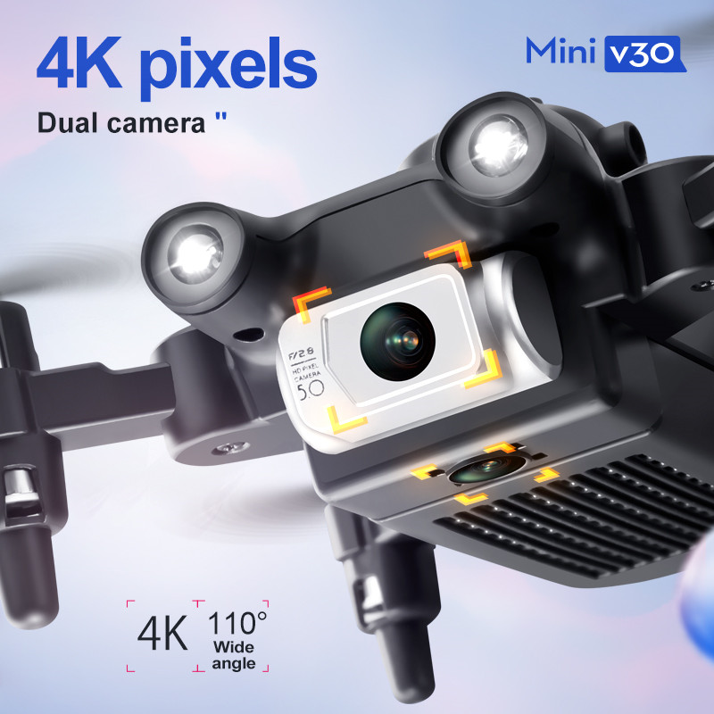 Mini V30 WiFi FPV Drone With 4 - Drone Rc Foldable 评论和价格