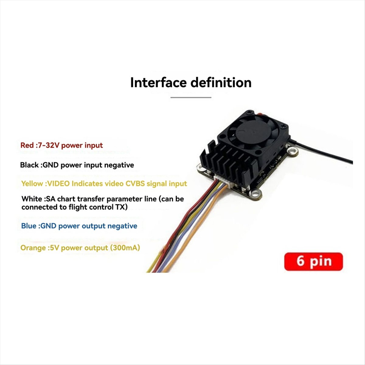 5.8G 2W VTX 2000mW FPV Video T - Drone Rc 评论和价格
