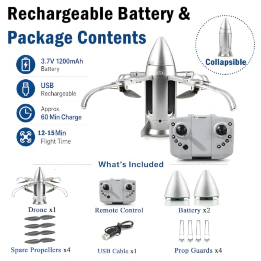 Outdoor RC rocket drone for ki - Drone Rc Foldable 评论和价格