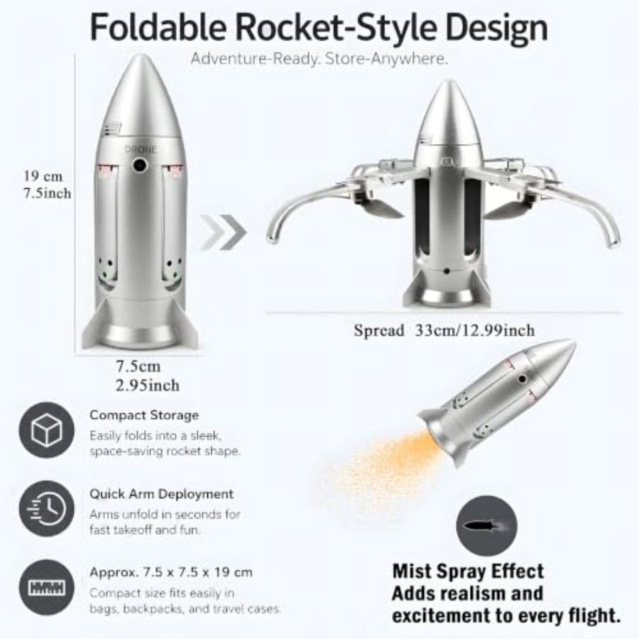Outdoor RC rocket drone for ki - Drone Rc Foldable 评论和价格
