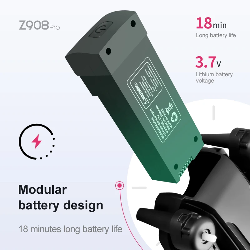 Z908 Pro Max Dron Battery 3.7V - Dron Rc Quadcopter 评论和价格