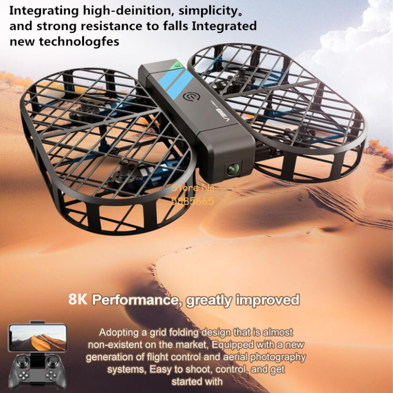 8K HD Camera 360° Protection O - Drone Rc Foldable 评论和价格