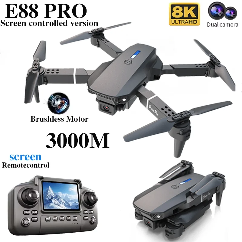 Professional E88 PRO Drone wit - Drone Rc Foldable 评论和价格