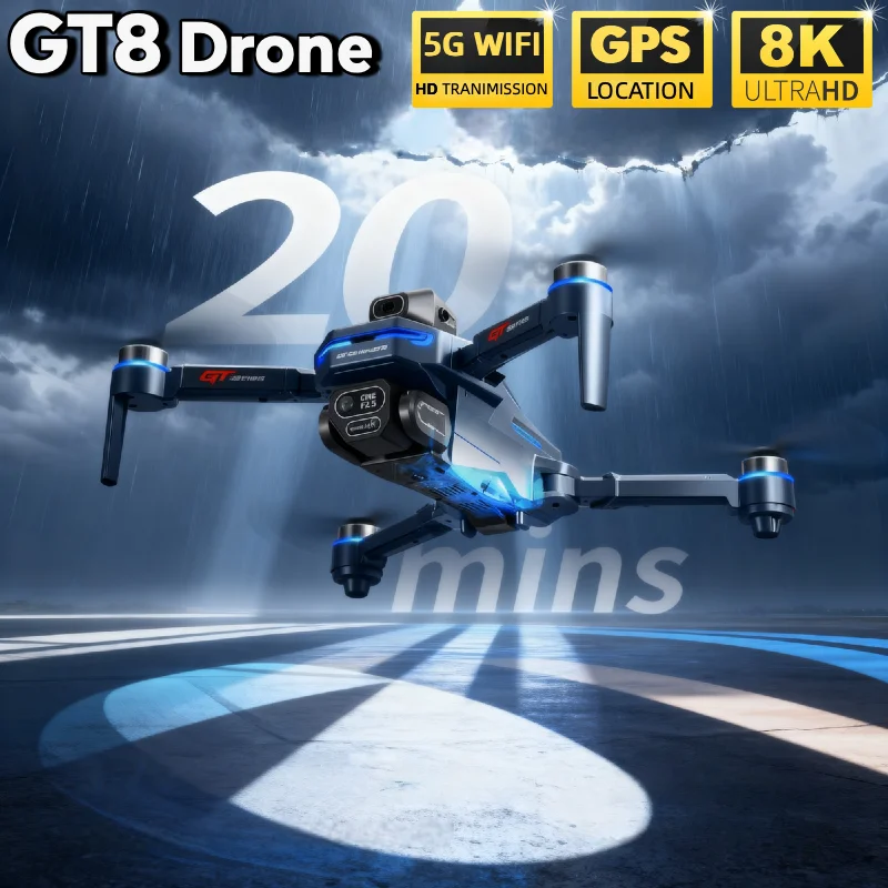 HOT For LSRC GT8 Drone 4K Prof - Drone Gps Rc Tt36 评论和价格