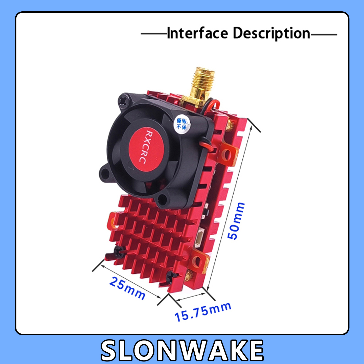 SLONWAKE 5.8G 2W VTX FPV 1800T - Joystick Rc Drone 评论和价格