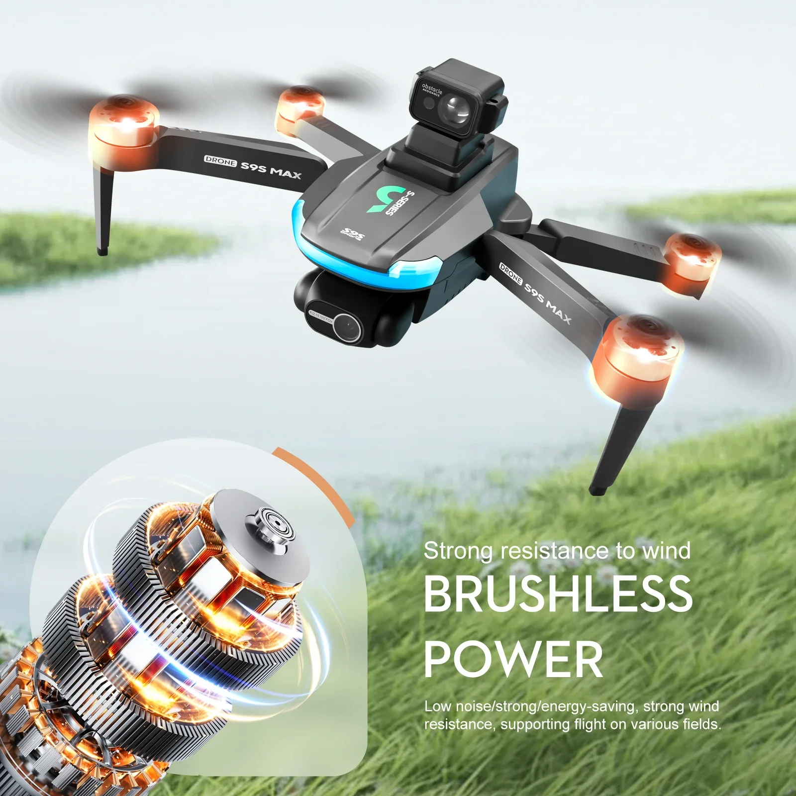 NEW S9S MAX MINI Drone 4K 2-Ax - Drone Gps Rc Tt36 评论和价格