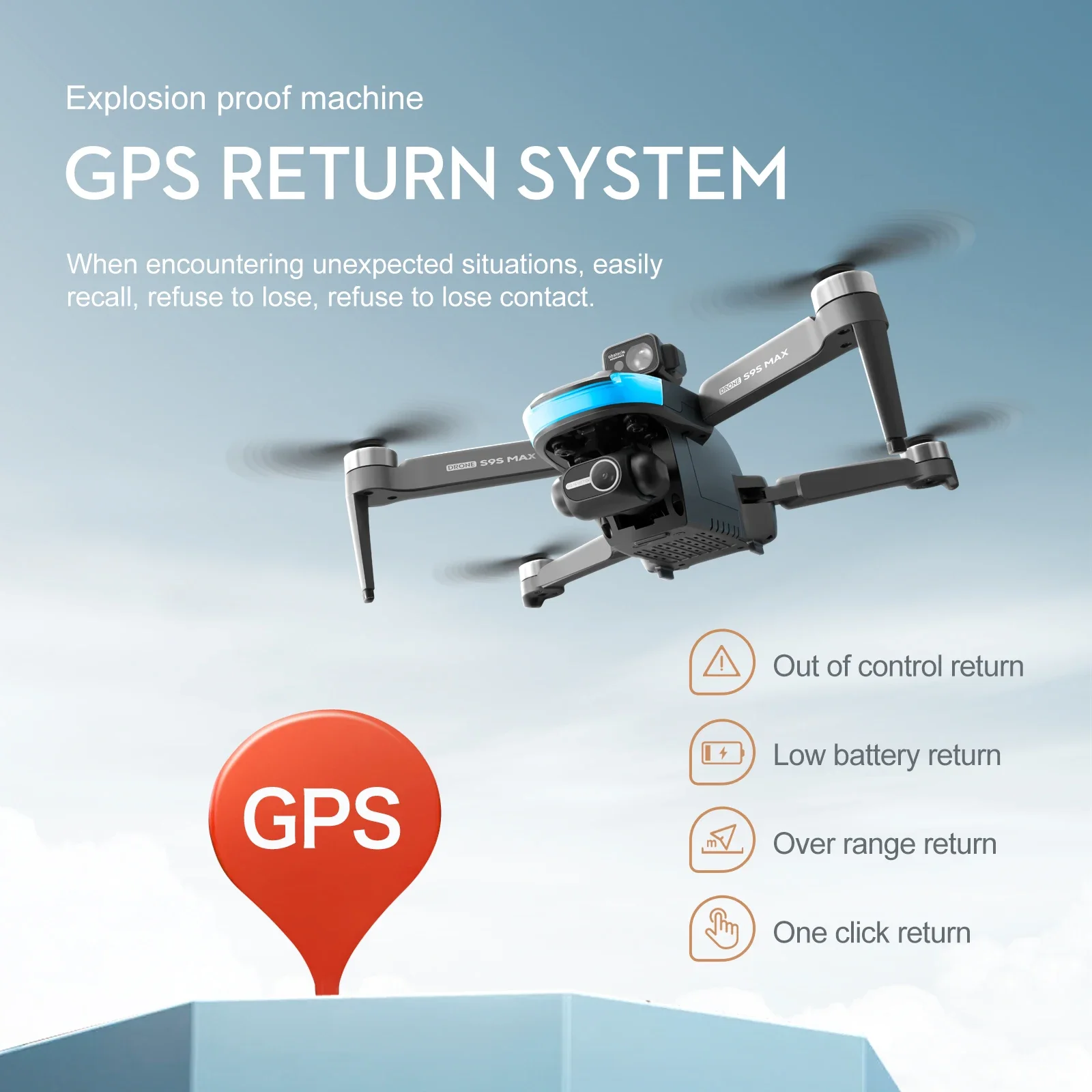 NEW S9S MAX MINI Drone 4K 2-Ax - Drone Gps Rc Tt36 评论和价格