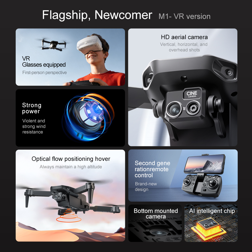 Lenovo M1/M1VR Foldable GPS Dr - Drone Gps Rc Tt36 评论和价格