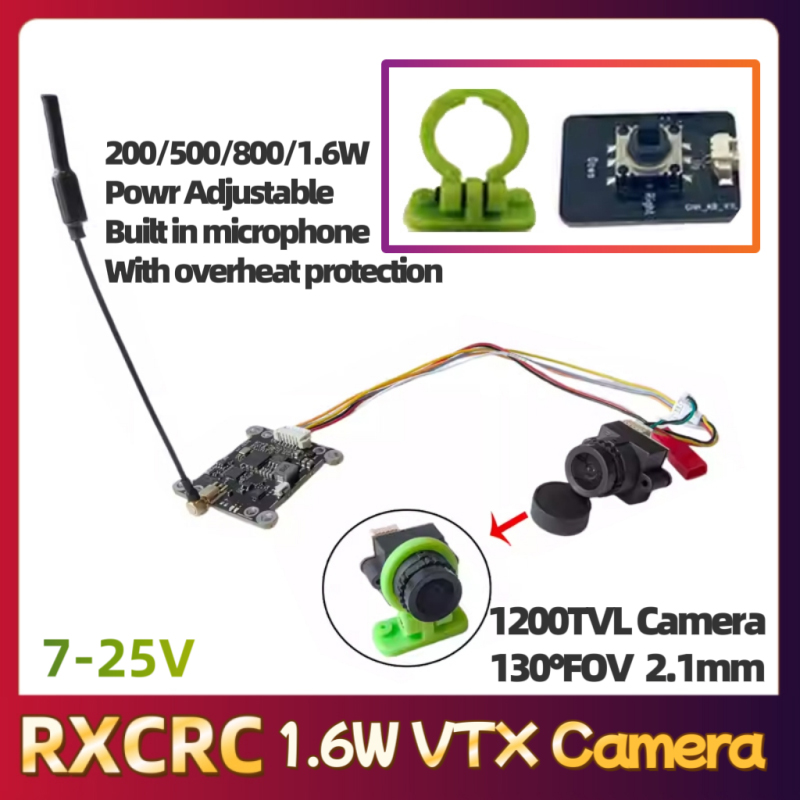 RXCRC 5.8G Module 48CH 1.6W VT - Drone Rc Transmitter And Receiver 评论和价格