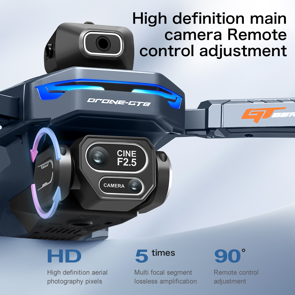 NEW GT8 HD RC Drone 4K Profess - Drone Rc Foldable 评论和价格