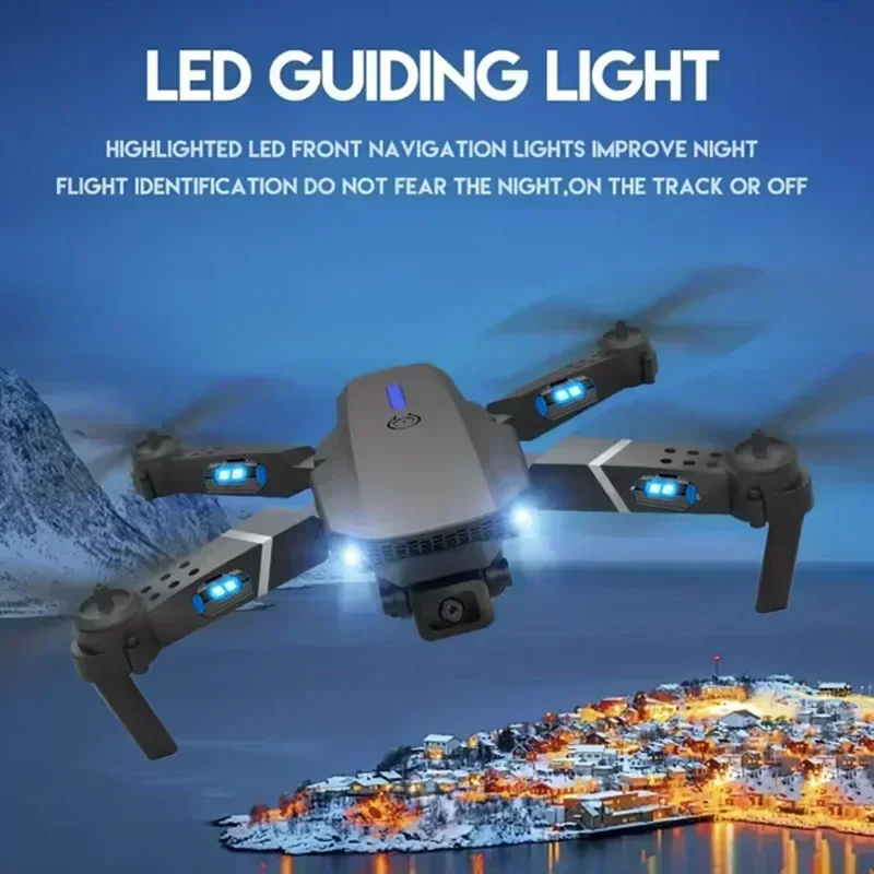 E88 Pro WIFI FPV Drone Wide An - Drone Rc Foldable 评论和价格