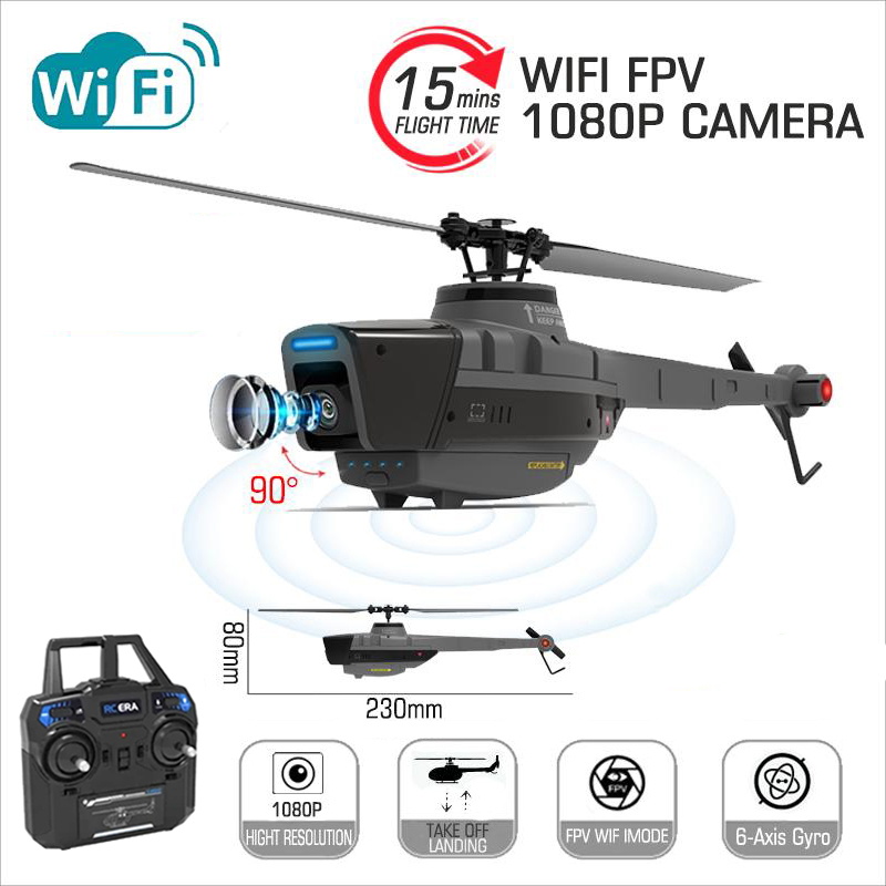 C128 2.4G RC Helicopter 4 Prop - Drone Vs Rc Helicopter 评论和价格