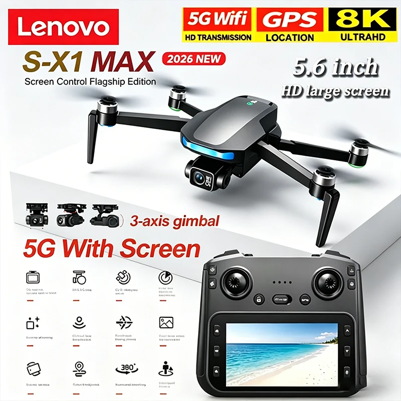 Lenovo S-X1 GPS Drone 4K HD Ca - Drone X1 Rc 评论和价格