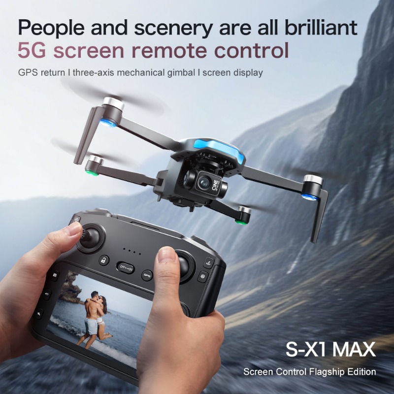 Lenovo S-X1 GPS Drone 4K HD Ca - Drone X1 Rc 评论和价格