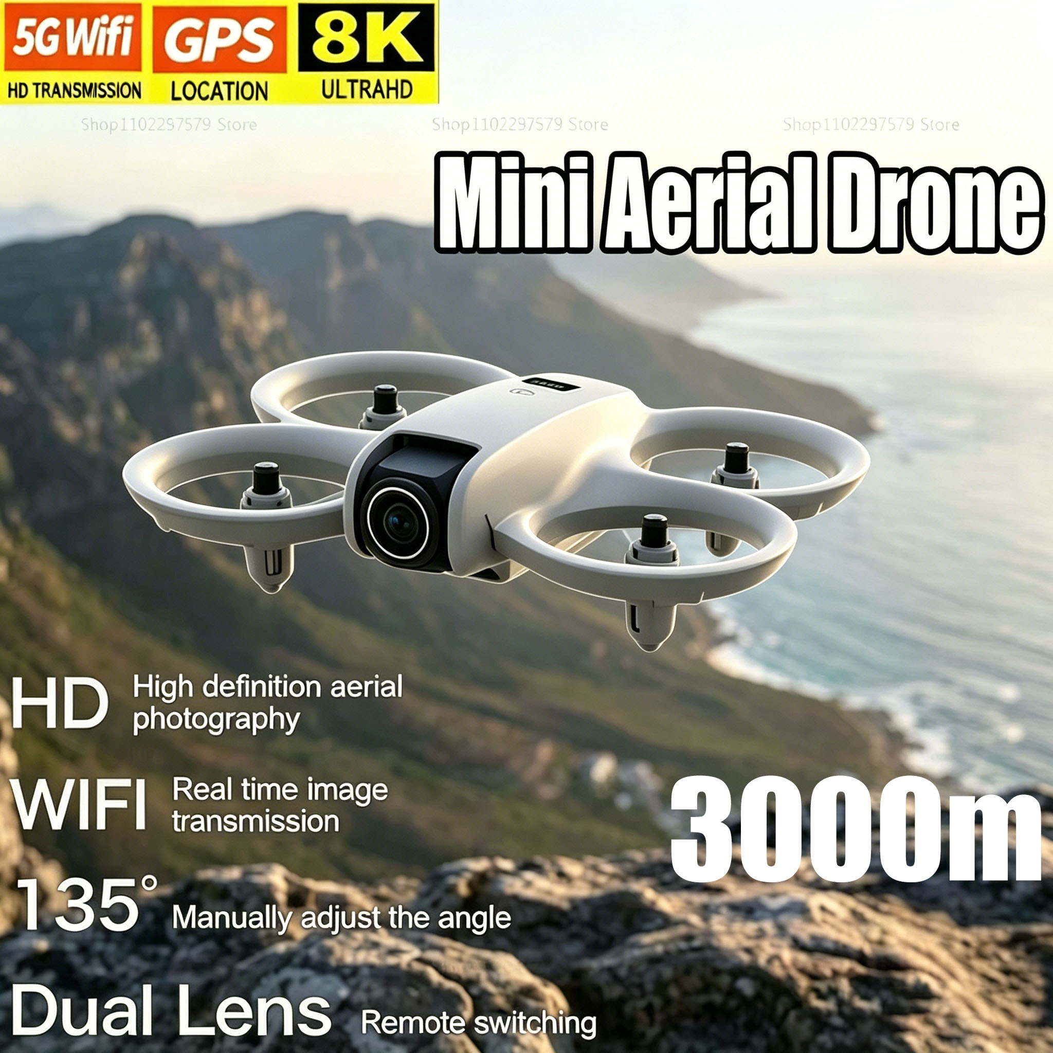 Mini Drone with 8K HD Camera F - Drone Rc Foldable 评论和价格