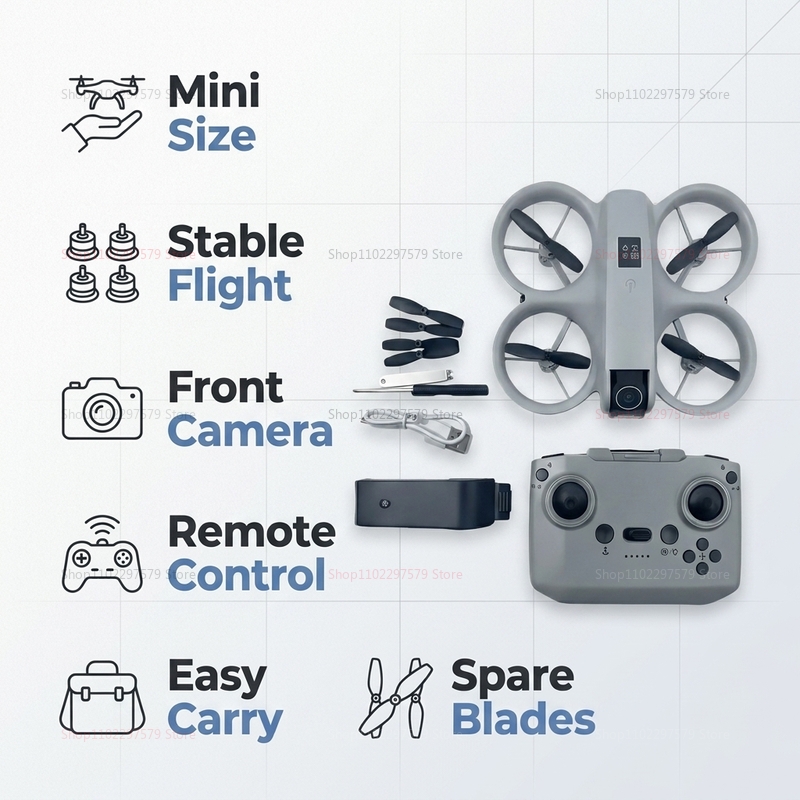 Mini Drone with 8K HD Camera F - Drone Rc Foldable 评论和价格