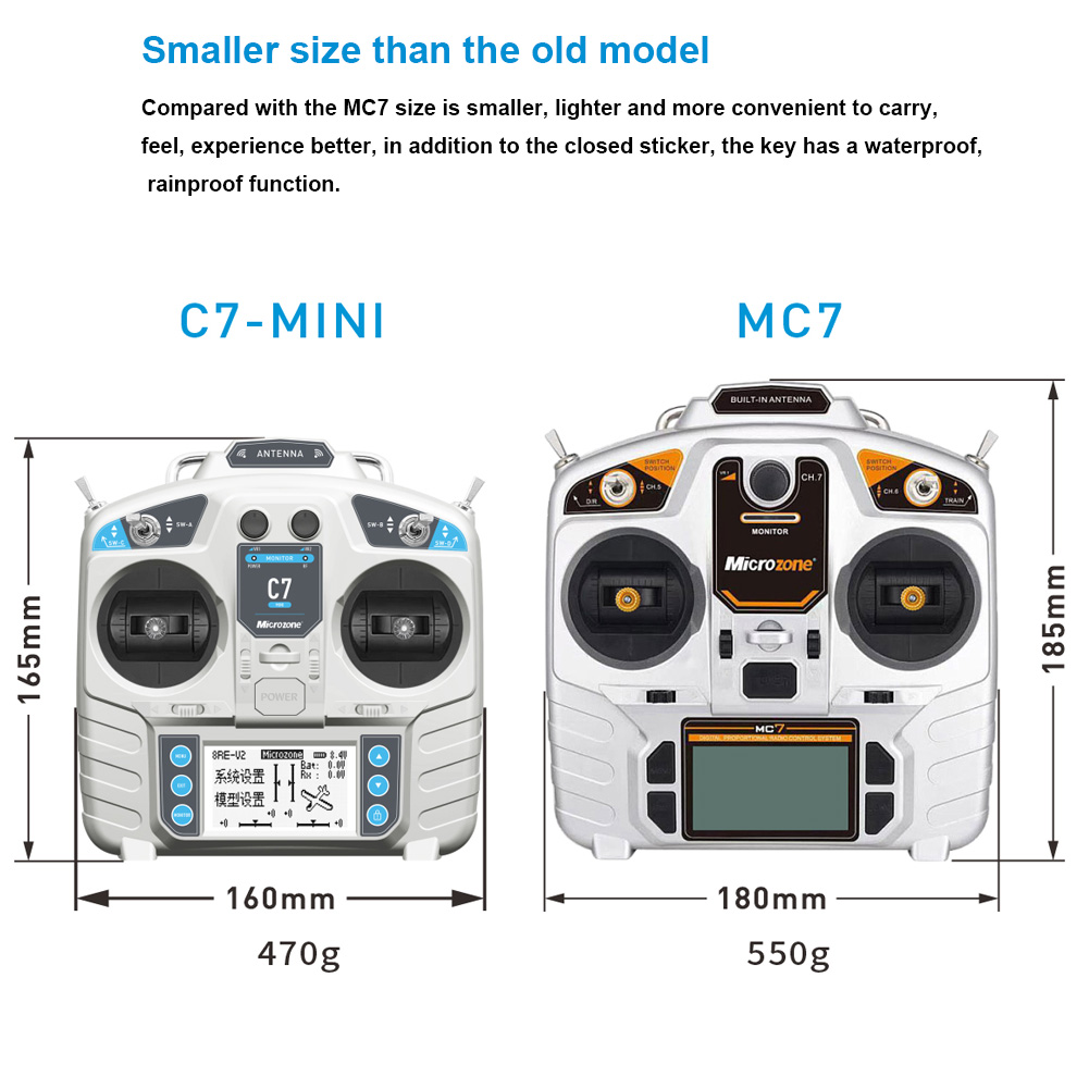MicroZone MC7 Controller C7 MI - Drone Rc Transmitter And Receiver 评论和价格