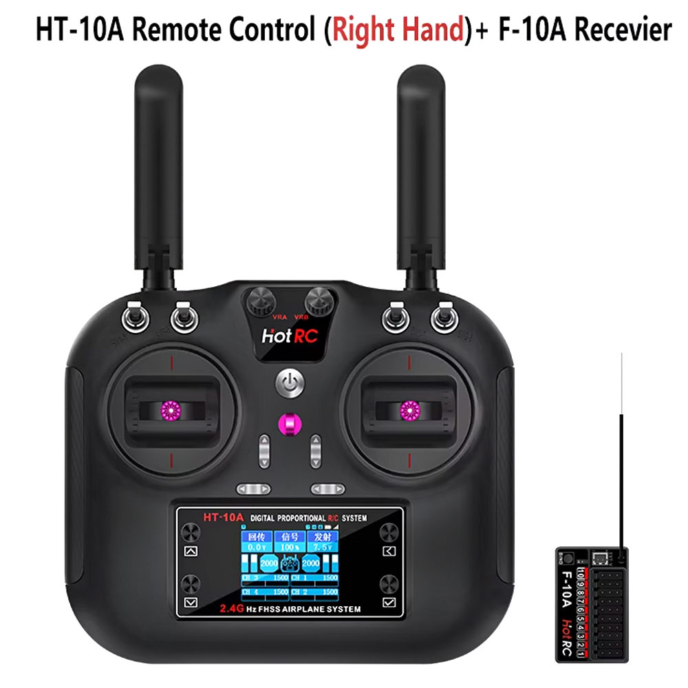 Hotrc HT-10A 2.4G 10CH Transmi - Drone Rc Transmitter And Receiver 评论和价格