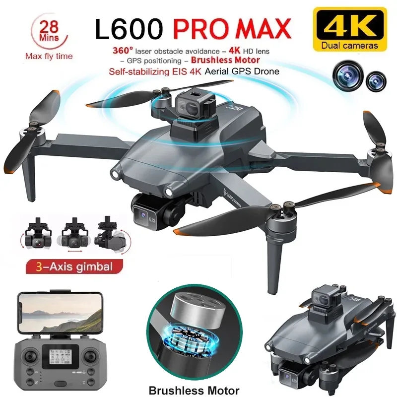 L600 PRO MAX GPS Drone Profess - Drone Gps Rc Tt36 评论和价格