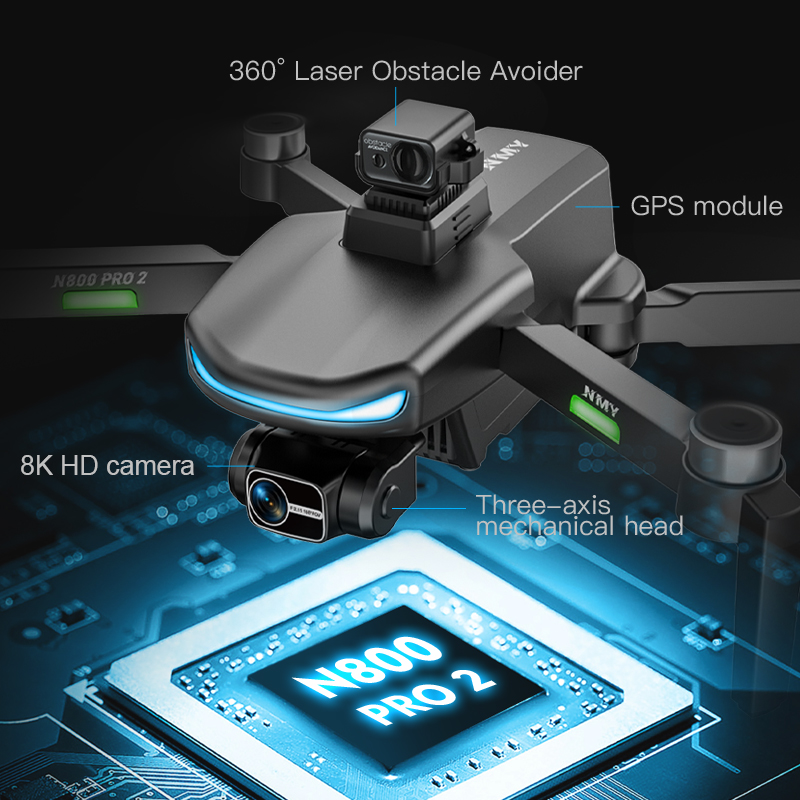 N800 PRO 2 GPS Drone Professio - Drone Gps Rc Tt36 评论和价格