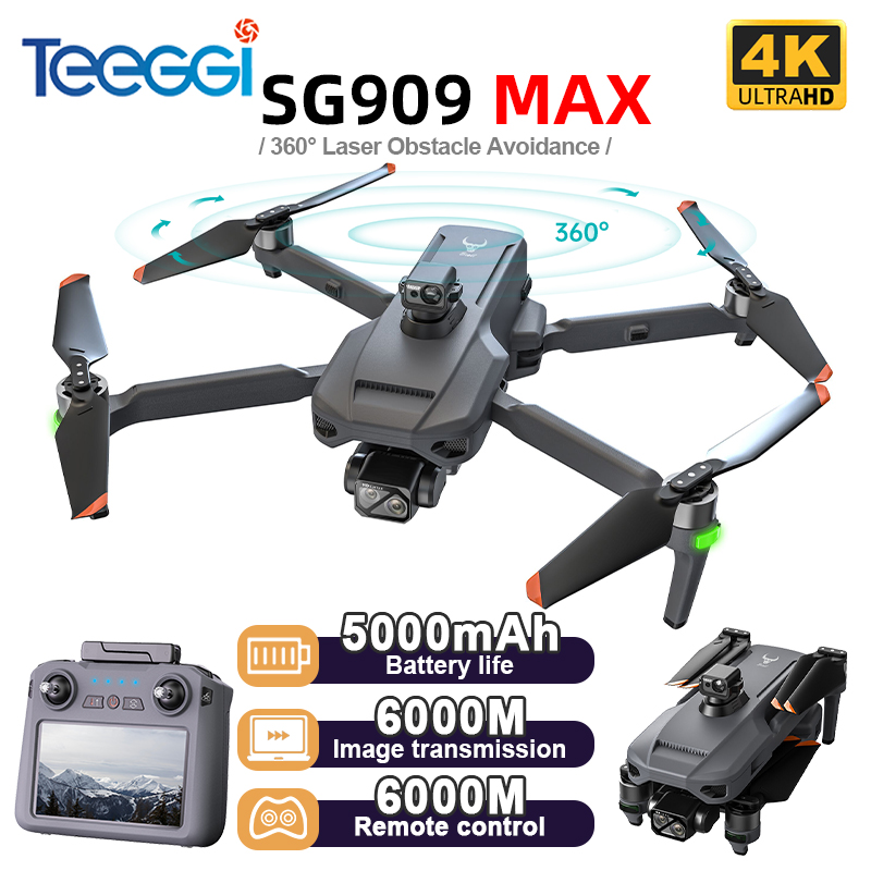 Teeggi SG909 MAX GPS Drone Wit - Drone Rc Foldable 评论和价格