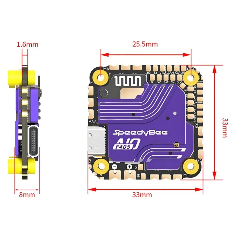 SpeedyBee F405 AIO Flight Cont - Drone With Rc 2 评论和价格