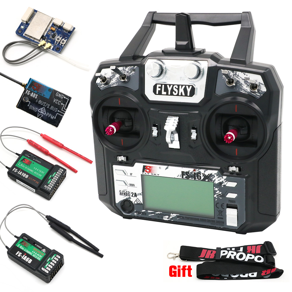 FLYSKY FS-i6X FS i6X 10CH 2.4G - Drone Rc Transmitter And Receiver 评论和价格