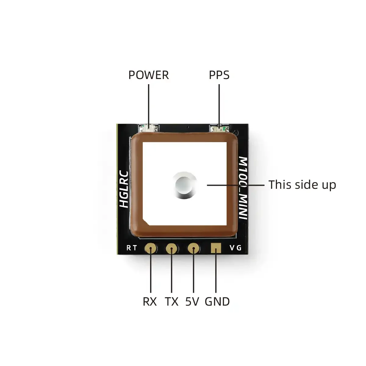 HGLRC M100 MINI GPS Module M10 - Fpv Antenna Receiver 评论和价格
