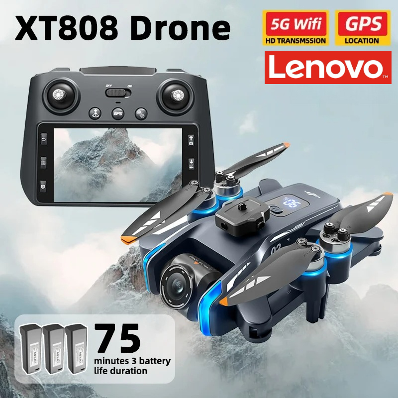 Lenovo XT808 Pro MAX Drone 4K  - Drone Gps Rc Tt36 评论和价格