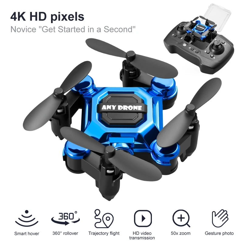 4K Camera HD RC Drone Fold Rem - Drone Rc Folding 评论和价格