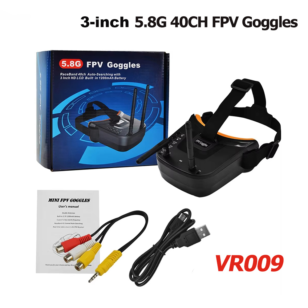VR009 FPV Video Goggles 3Inch  - Fpv Antenna Receiver 评论和价格