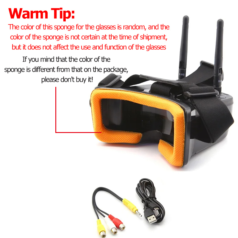 VR009 FPV Video Goggles 3Inch  - Fpv Antenna Receiver 评论和价格