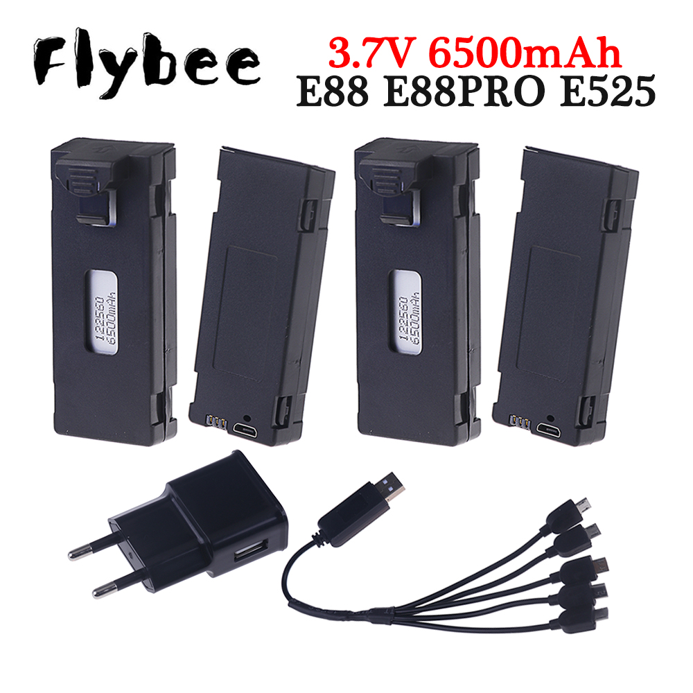 Rechargeable 3.7V 6500mAh Batt - Drone Rc E99 Pro 评论和价格